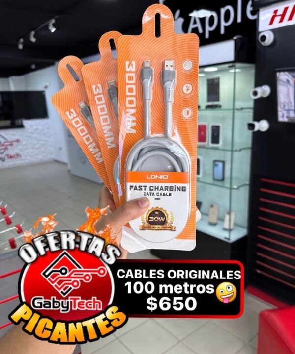 Cable 100 metros iphone